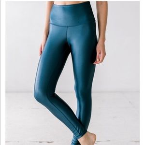 DYI high shine leggings in Teal 🌸